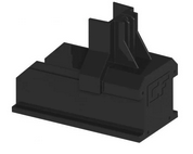 Esdec ClickFit EVO - Embout de rail de montage (Noir)